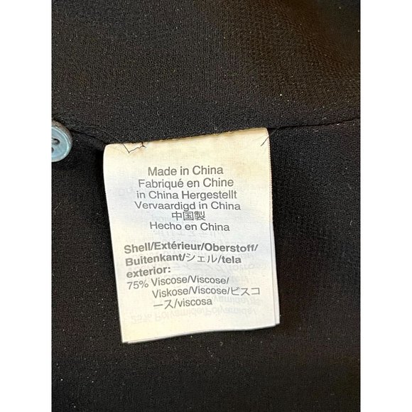 J. Crew Women's Velvet Tank Top Sleeveless Back Key Hole Scoop Neck Black Size 2 - Picture 6 of 7